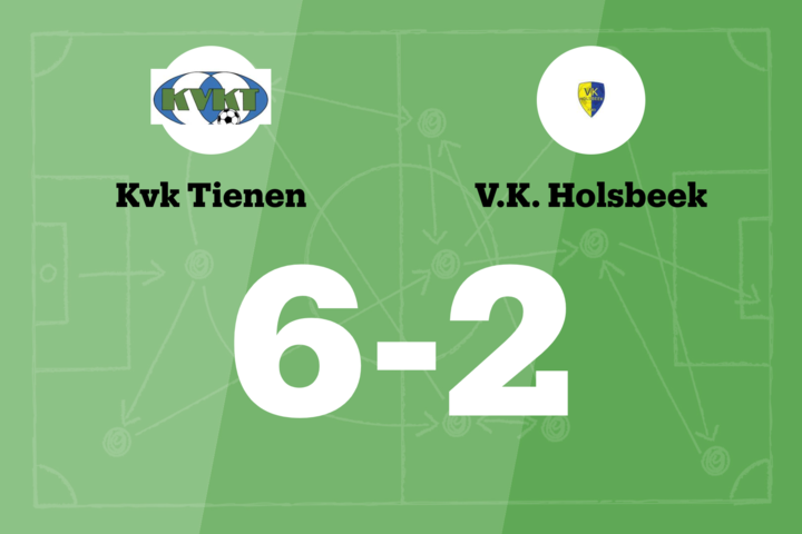 Geen verbetering voor Holsbeek B na verlies tegen KVK Tienen C