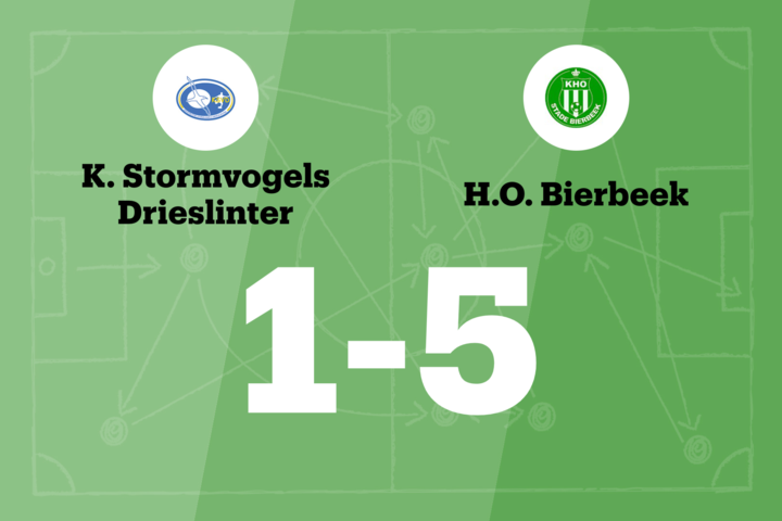 A. Michiels scoort drie keer, HO Bierbeek B verslaat Drieslinter