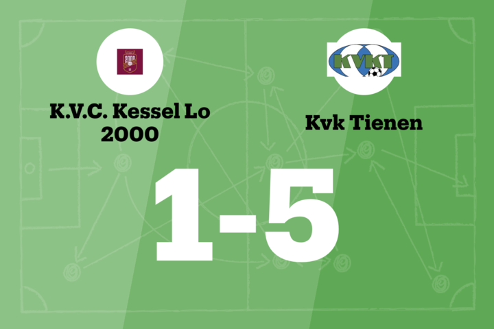 KVK Tienen B wint ook van Kessel-Lo 2000