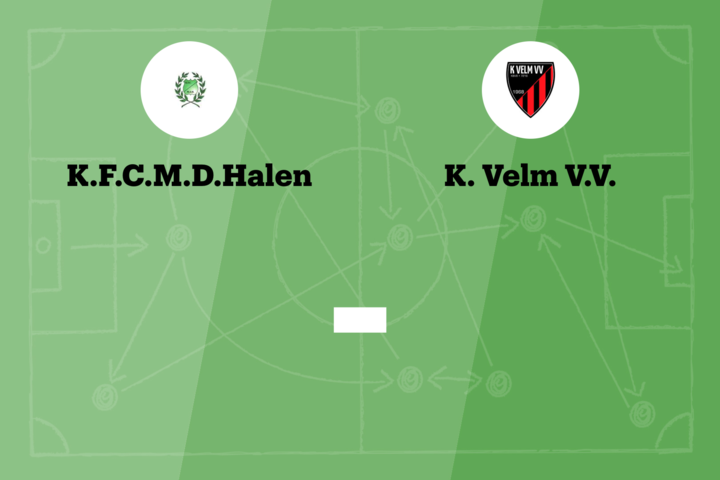 Wedstrijd tussen Halen en Velm B afgelast