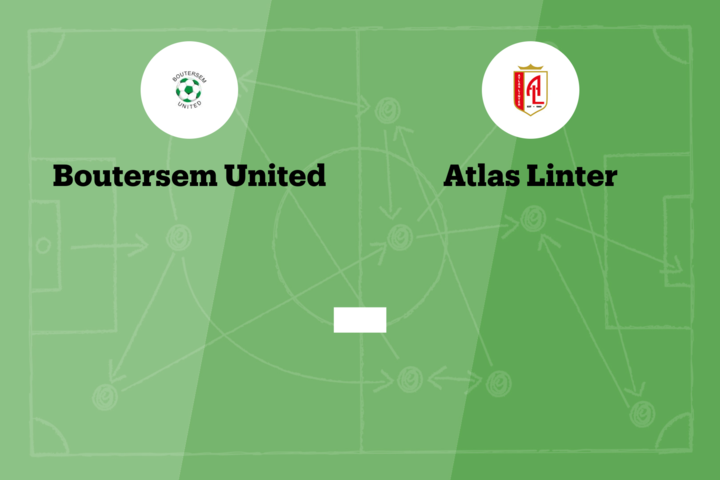 Wedstrijd tussen Boutersem United en Atlas Linter afgelast