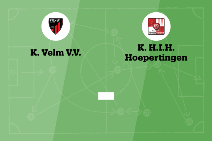 Wedstrijd tussen Velm en Hoepertingen afgelast