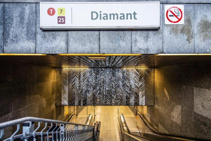 Opfrisbeurt premetrostation Diamant kost 4,1 miljoen euro