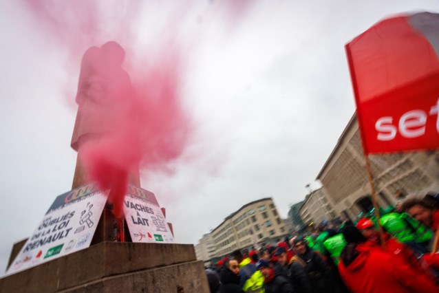 Staff of subcontractors Audi Brussels takes action for the reform of the Renault: “We get ‘peanuts'” (Brussels)