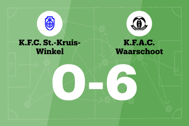FAC Waarschoot wint ook van KFC St-Kruis-Winkel (Gent)
