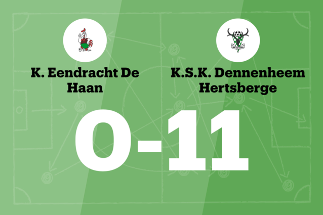 SKD Hertsberge haalt uit tegen Eendracht De Haan