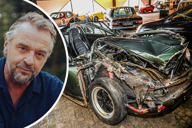 Crashed Porsche from Tom Waes auctioned for 42,920 euros: “Auction costs of 5,920 euros go to charity”