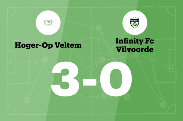 Nieuwdorp scoort twee keer voor HO Veltem B in wedstrijd tegen Infinity Vilvoorde B