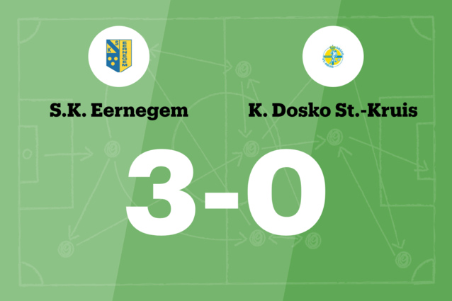 SK Eernegem wint thuis van Dosko Sint-Kruis, mede dankzij twee treffers Wittesaele