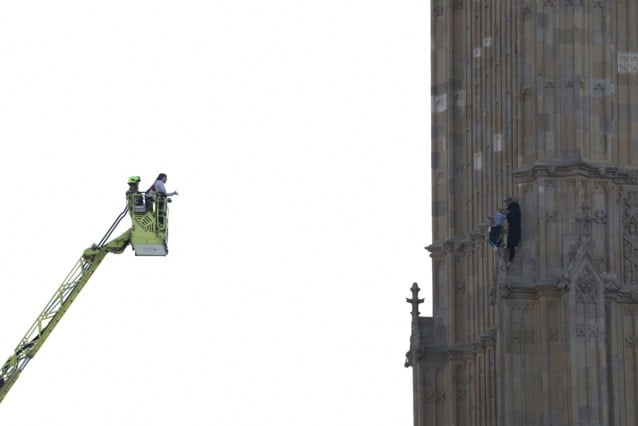 Pro-Palestinian demonstrator from Big Ben arrested