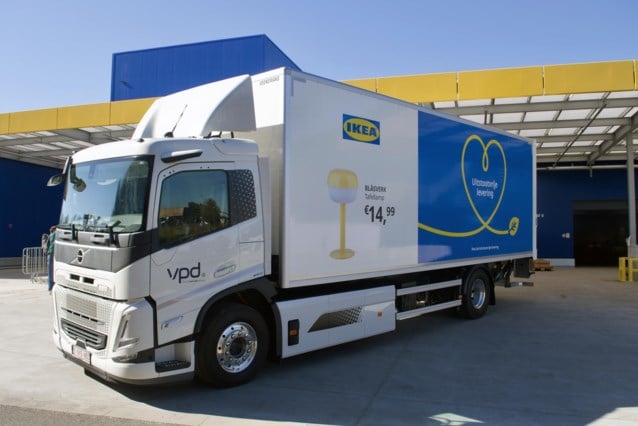 IKEA buys seven electric trucks for home deliveries