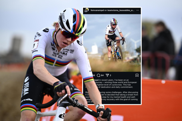 Wereldkampioene veldrijden Fem van Empel kampt met “mentale uitdagingen” en last even een pauze in