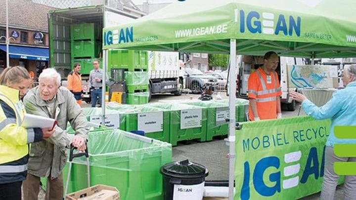 Gemeente onderzoekt mobiel recylagepark als alternatief voor park in Polderstraat dat sluit