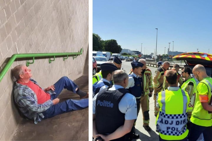 Grootschalige oefening in vrachtluchthaven Brucargo: evacuatie van 90 figuranten uit Diabolotunnel getest
