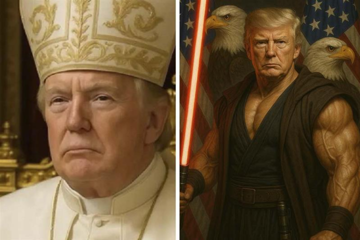 Controverse rond ‘paus’ Trump is nog niet gaan liggen of het Witte Huis post alweer bizarre AI-afbeelding