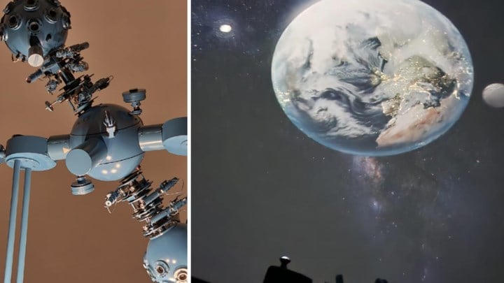 Urania viert honderd jaar planetaria met historische projector
