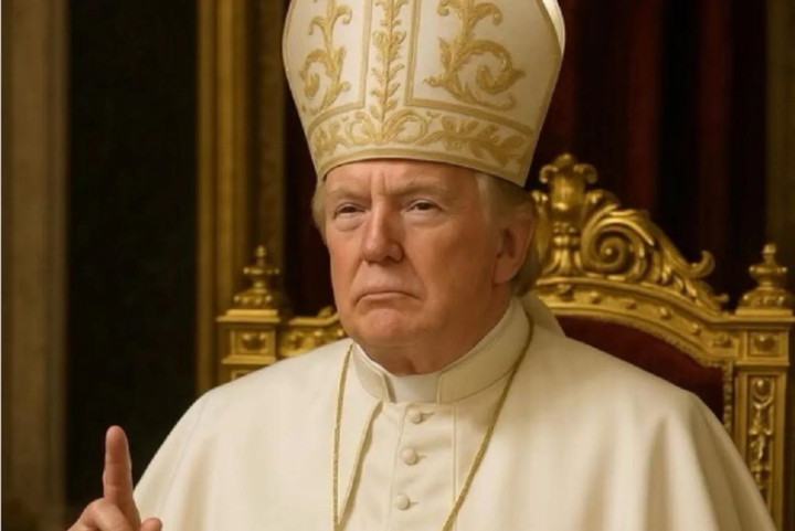 Foto van Trump als paus krijgt kritiek uit Italiaanse en katholieke hoek: “Spot niet met ons”