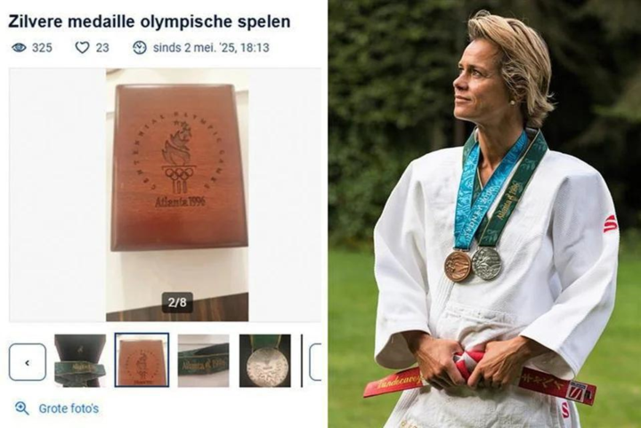 Gestolen olympische medailles van Gella Vandecaveye in beslag genomen door politie nadat ze op 2dehands verschenen