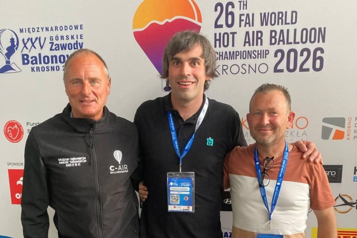 Ballonvaarder David wint voorbereidend wereldkampioenschap in Polen: “49 piloten uit alle hoeken van de wereld namen deel”