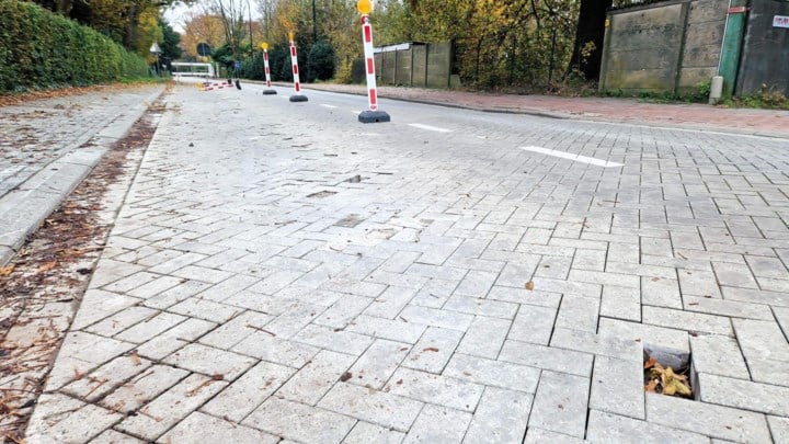 Week vertraging voor herstelwerken aan Lintsesteenweg