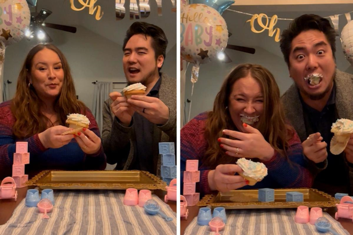 Koppel is in verwachting van tweeling, gender reveal doet harten smelten: “Dit is alles wat we wilden!”