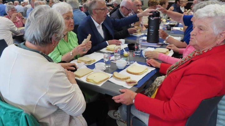 Senioren krijgen countrymuziek en Antwaarpse liekes geserveerd op seniorennamiddag dit jaar