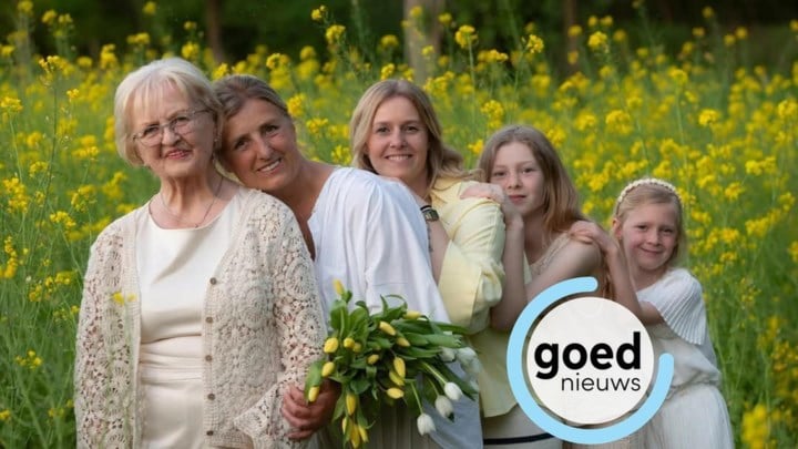 Nora (6) maakt communiefoto’s met dubbel viergeslacht