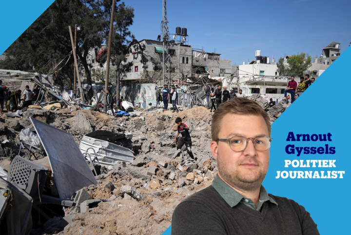 “Of ze het nu een bocht willen noemen of niet, N-VA zet zich voor het eerst nadrukkelijk af tegen ‘de moord op twee kleuterklassen per dag in Gaza’”