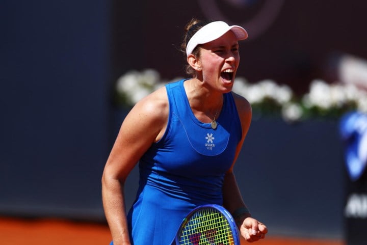 Elise Mertens bereikt zestiende finales in Rome