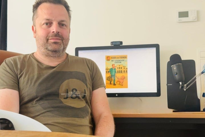 Hoe een burn-out leidde tot een nieuwe plaatselijke stripheld: Tuur van Tienen kleurt de stad met AI-magie