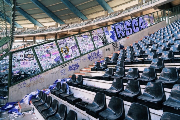 IN BEELD. Voor bijna 70.000 euro schade aan Koning Boudewijnstadion na bekerfinale tussen Club Brugge en Anderlecht