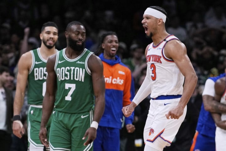 VIDEO. Boston in vieze papieren na nieuw verlies tegen New York in NBA-play-offs, OKC slaat terug tegen Denver