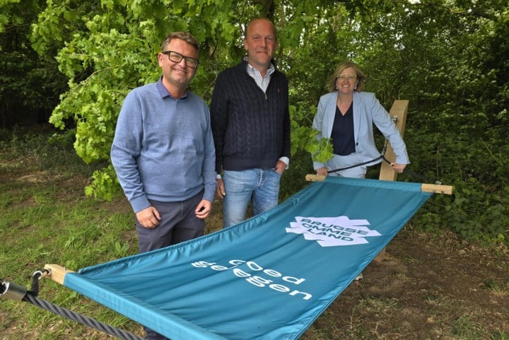 Hangmatten van provinciale campagne sieren natuurdomein Hoge Dijken