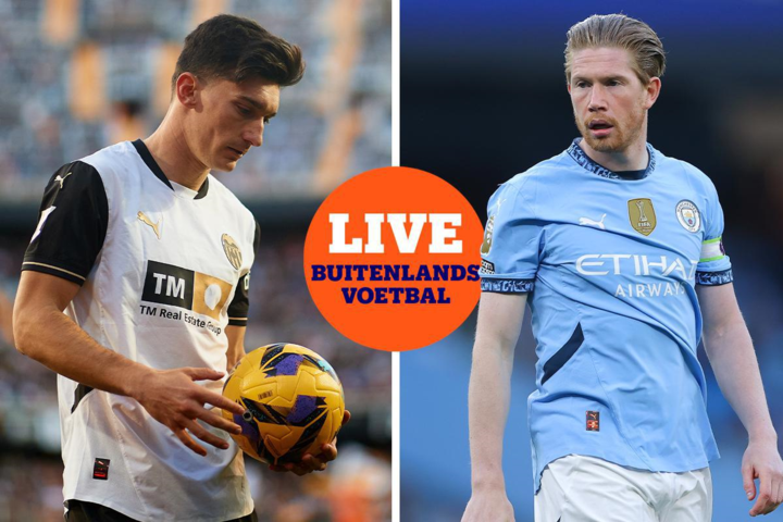 MULTILIVE. Valencia komt al snel op voorsprong tegen Getafe, Manchester City neemt het straks op tegen Southampton