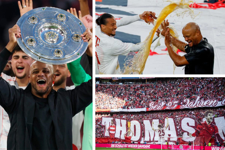 Nog geen superster, wel een nieuwe bijnaam: hoe Vincent Kompany z’n eerste Duitse titel vierde