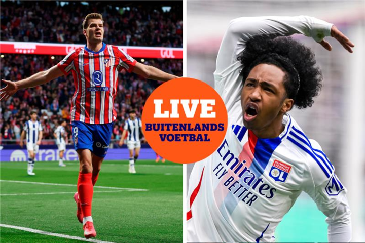 MULTILIVE. Atlético al vroeg klaar met Sociedad dankzij hattrickheld Sorloth, Fofana verliest met Lyon