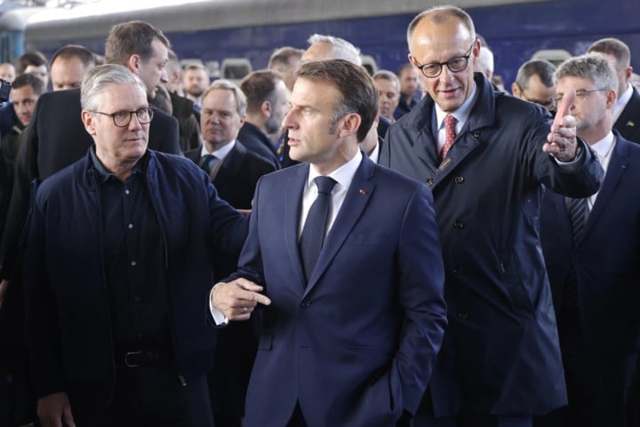 LIVE OORLOG IN OEKRAÏNE. Macron, Starmer en Merz aangekomen in Kiev