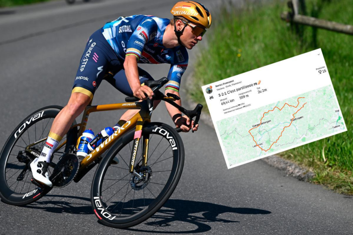 Remco Evenepoel is na weekje rust weer aan het trainen: “De Tourvoorbereiding is nu echt begonnen”