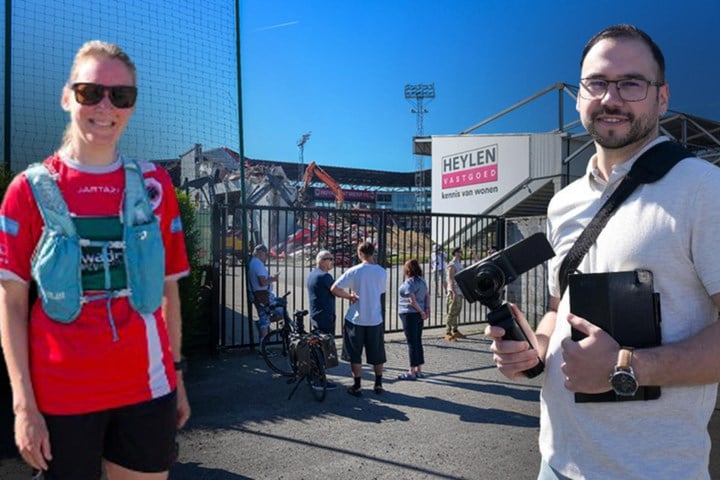 “Het doet pijn, maar de herinneringen zijn voor altijd”: Antwerp-fans nemen afscheid van Tribune 2