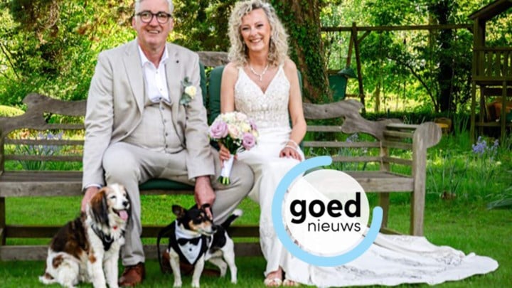 Pas getrouwd: Rik en Kelly in Wellen