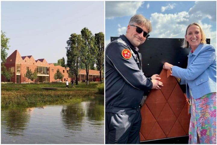 Eerste steen gelegd voor nieuwe brandweerkazerne van 13 miljoen euro: “Volgend jaar kunnen pompiers al verhuizen”