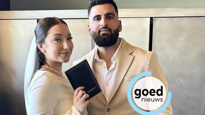 Pas getrouwd: Husnanur en Ersin in As