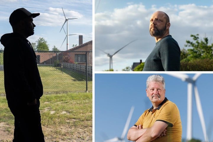 “Als de zon erachter staat, lijkt het wel een discobar. Zeer vervelend”: deze Vlamingen wonen vlak bij torenhoge windturbines