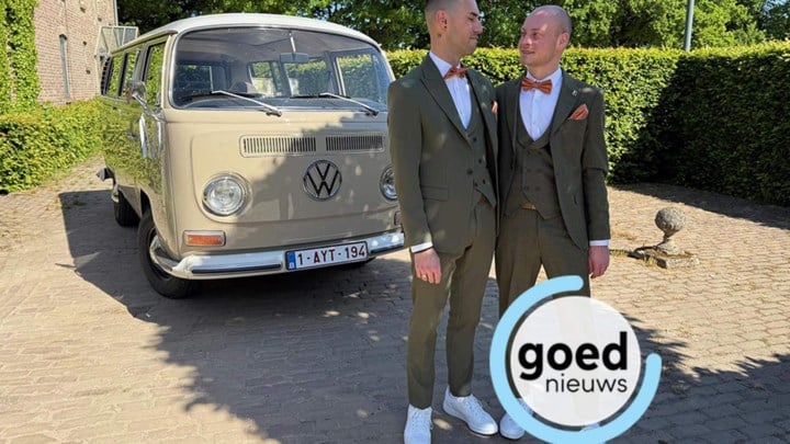 Pas getrouwd: Tim en Stefan in Bree