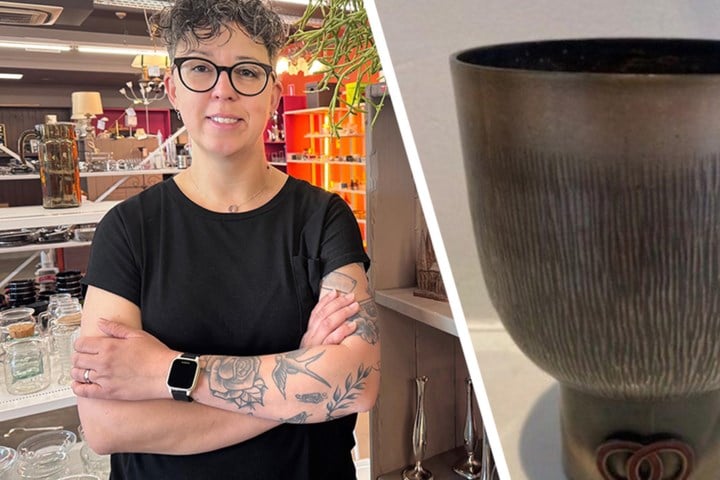Laura vindt in kringwinkel kelk terug die twee jaar geleden uit kerk gestolen werd: “Voelde aan dat die daar niet thuishoorde”