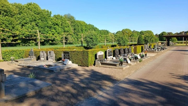 Zandvlakte maakt plaats voor grasmatten op begraafplaats Mol-Ezaart