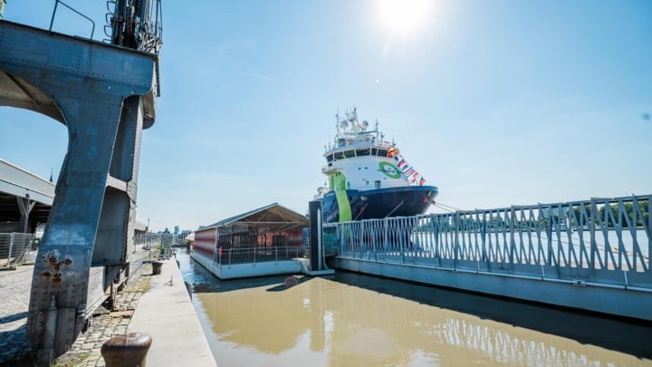 Mijnbouwbedrijf brengt demonstratieschip op ‘brandstof van de toekomst’ naar Antwerpen
