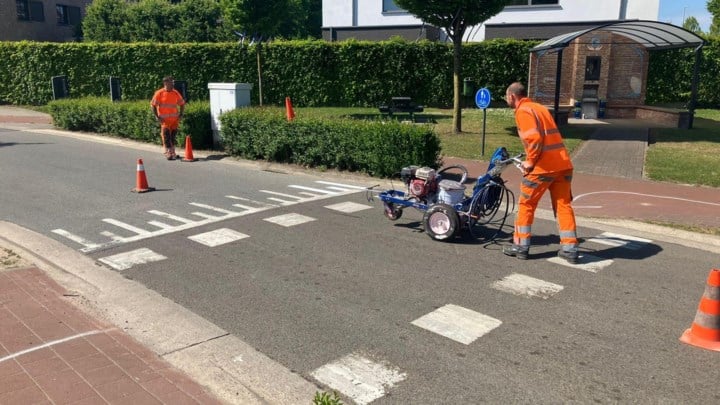 Vaartstraat twee dagen gedeeltelijk afgesloten voor aanbrengen wegmarkeringen
