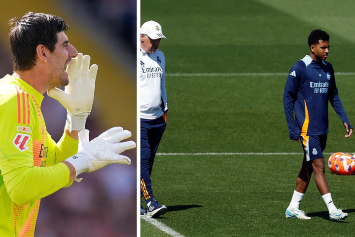 Het rommelt bij Real Madrid tijdens afscheidsweken Carlo Ancelotti: Thibaut Courtois kaffert ploegmaat uit, “Rodrygo sluit zich op in zijn huis”