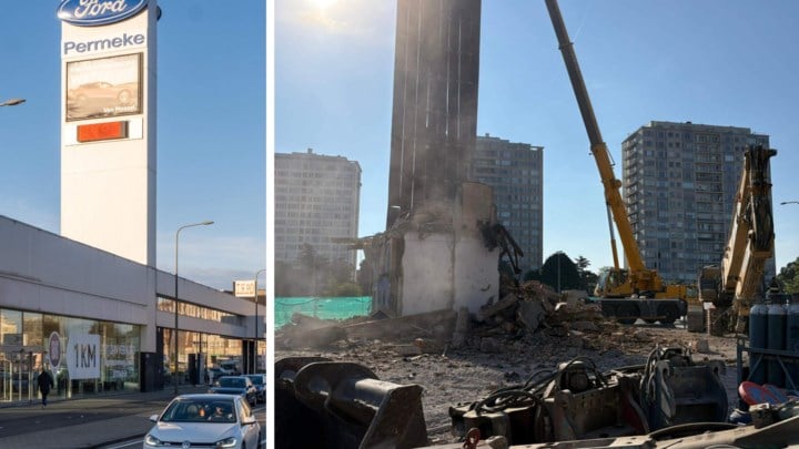 Toren Garage Permeke aan de Boomsesteenweg gesloopt: einde van een Antwerps icoon